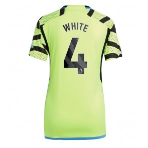 Arsenal Benjamin White #4 Replica Away Stadium Shirt for Women 2023-24 Short Sleeve